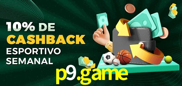 10% de bônus de cashback na p9.game
